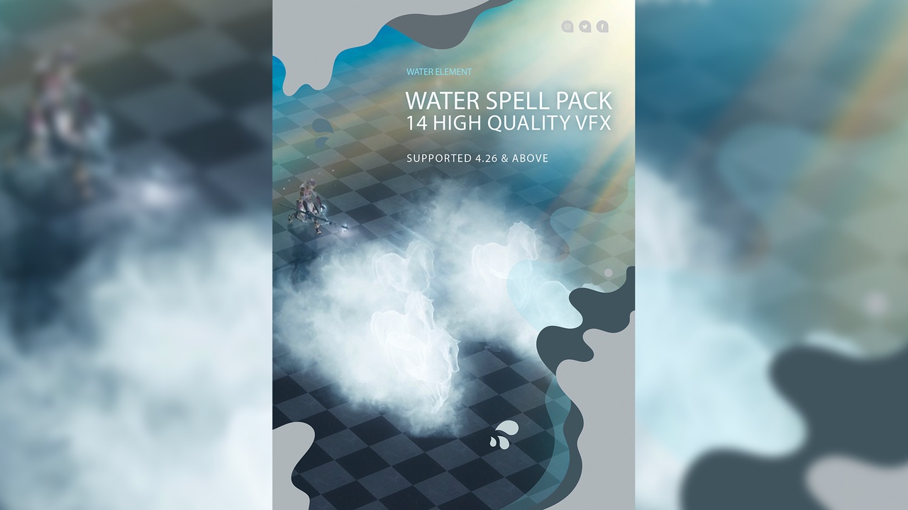 Media 1 for listing Water Element - Spell VFX Pack
