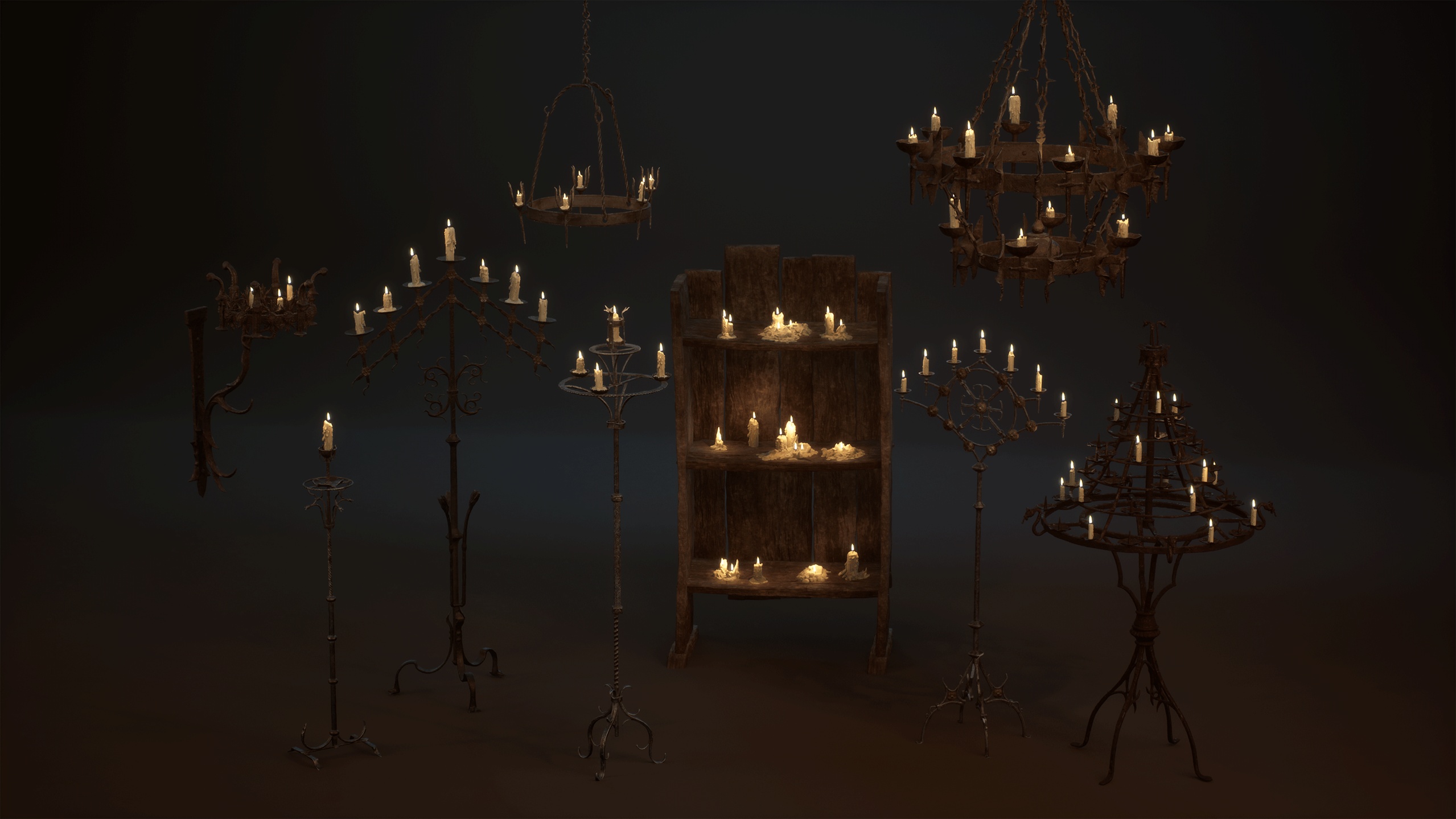 Media 1 for listing Dynamic Candle Lighting System Vol2 - UE5