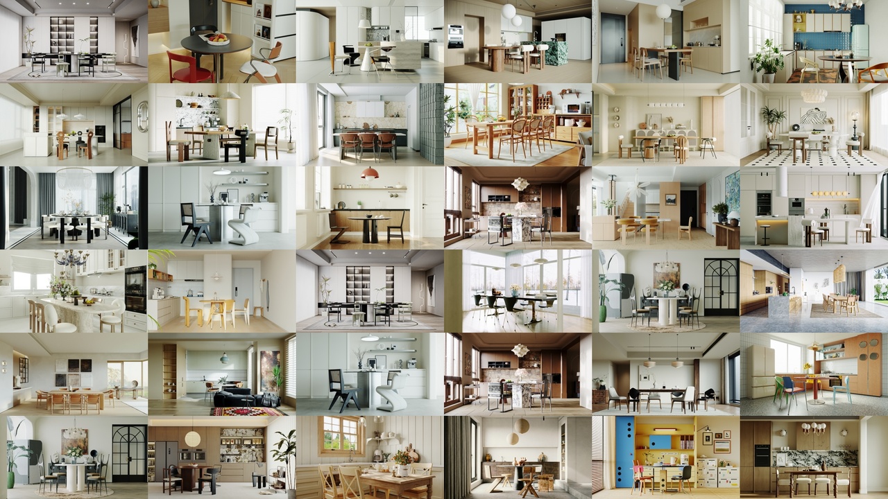 Media 1 for listing Dining Room Mega Pack - 32 Scenes