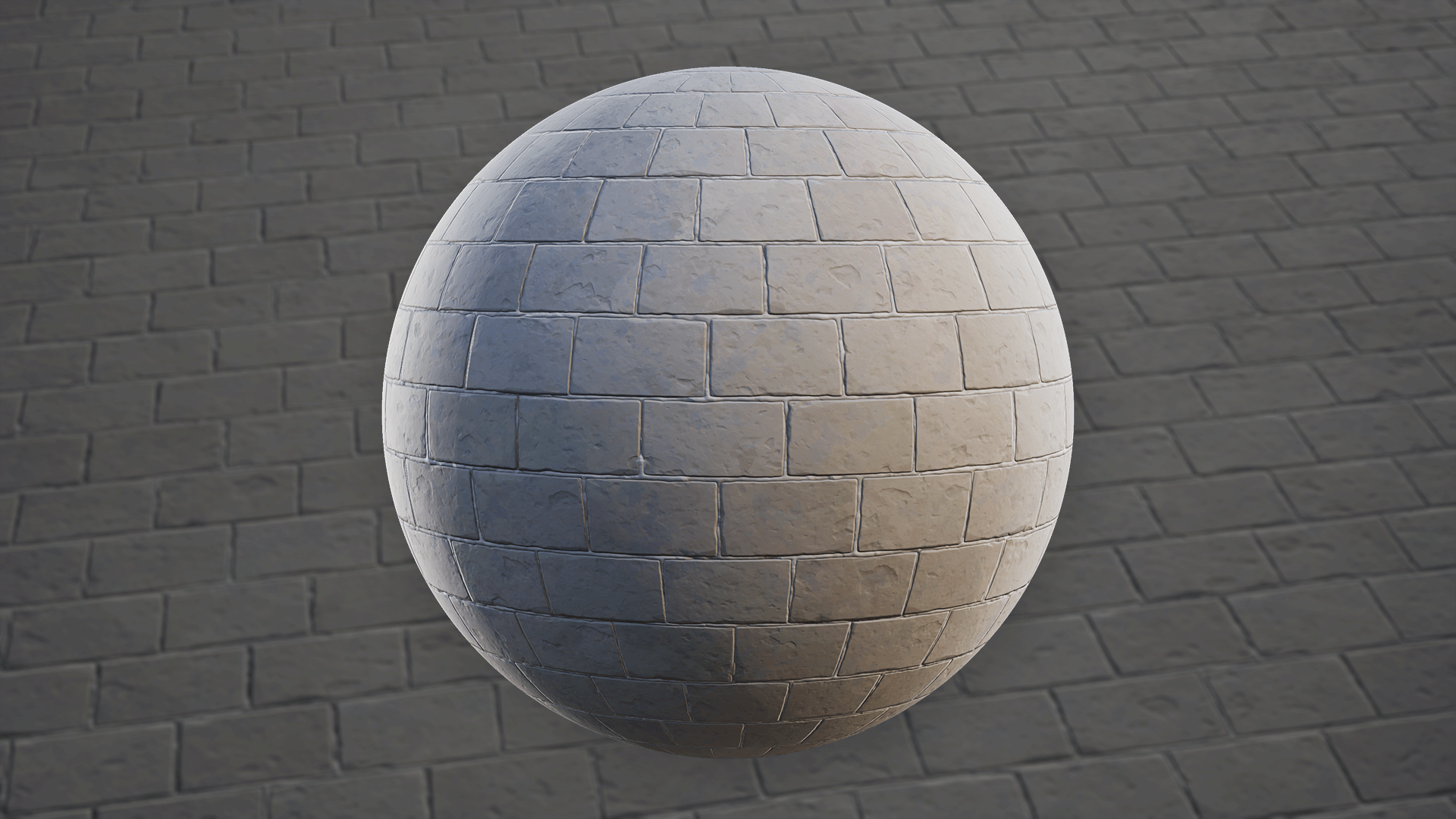 Stylized Painted Brick Wall 02A - Material | Fab