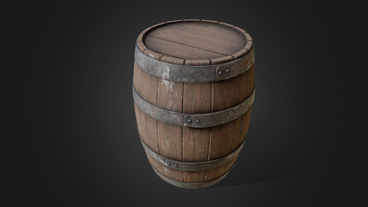 Media 1 for listing Wooden Barrel