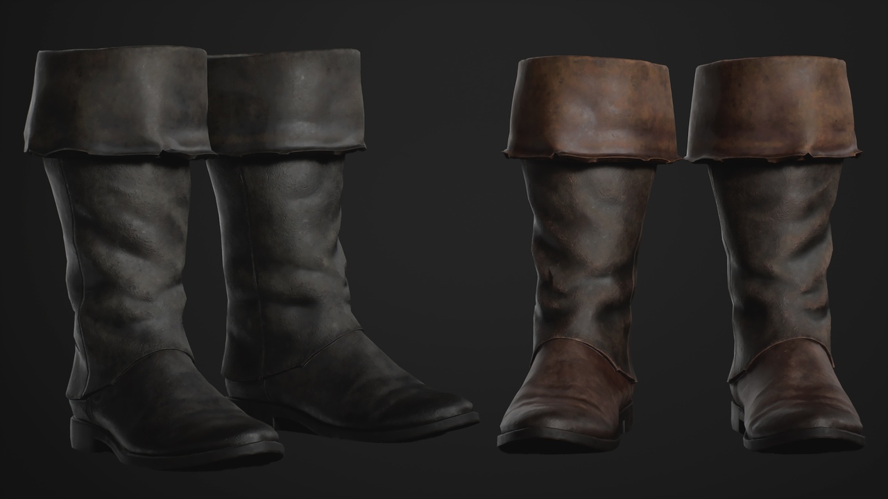 Media 1 for listing Medieval Boots TurnUp - Metahuman