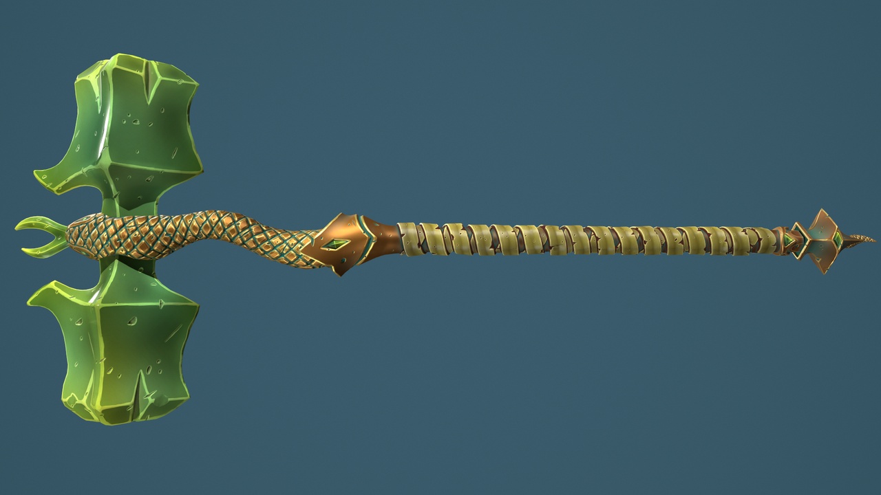 Media 1 for listing Snake battle hammer