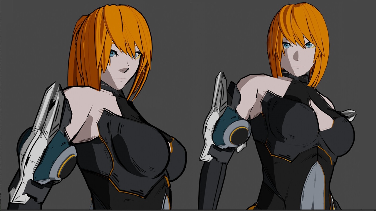 Media 1 for listing Anime-Style: Sci-Fi FEMALE (Soldier)