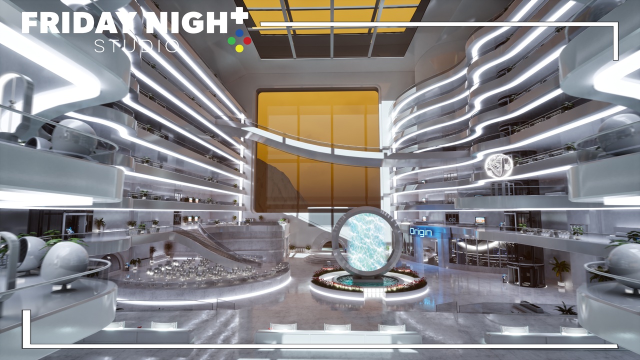 Media 1 for listing Futuristic Environment Kit Vol.1 – Sci-Fi Mega Mall