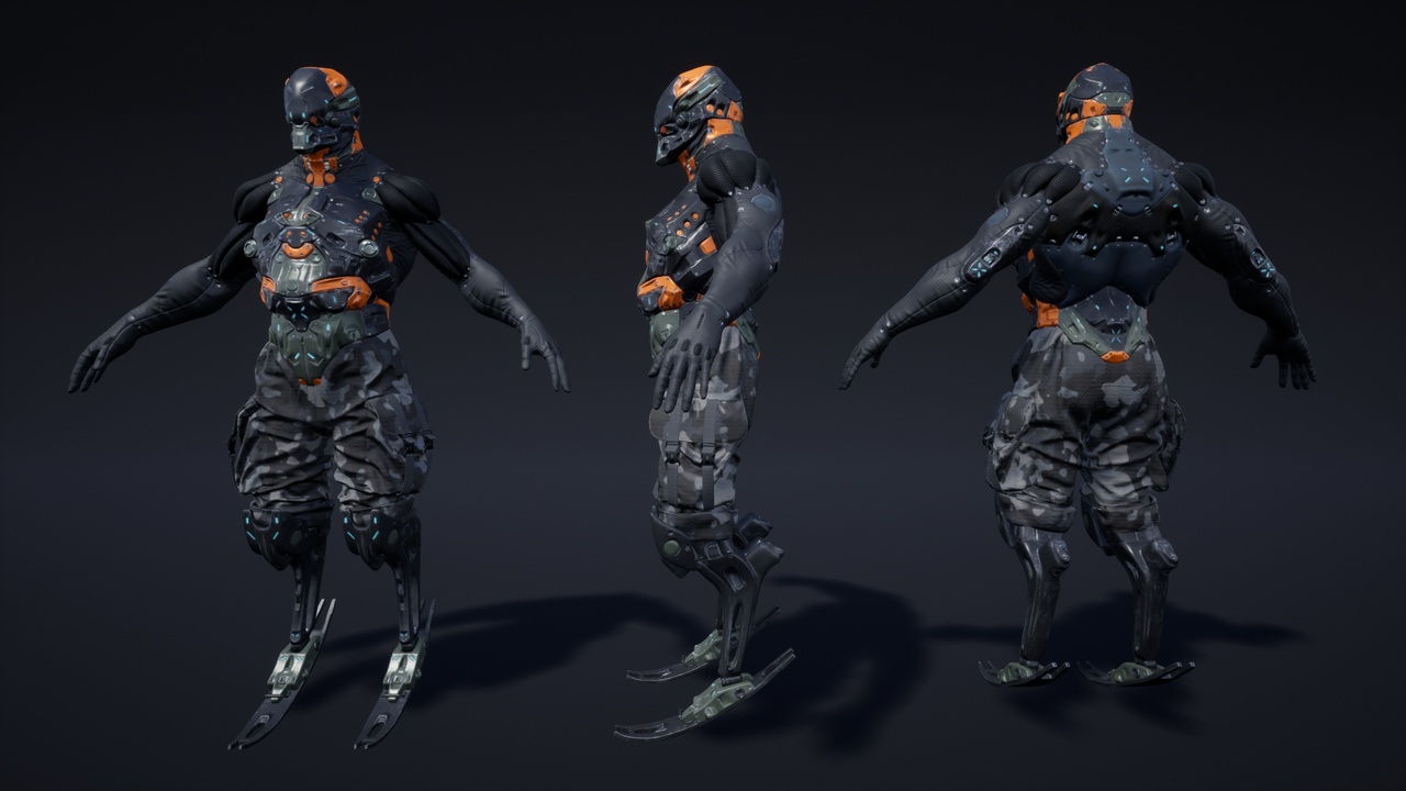 Media 1 for listing Sci-Fi Character 03 (Yakuza)