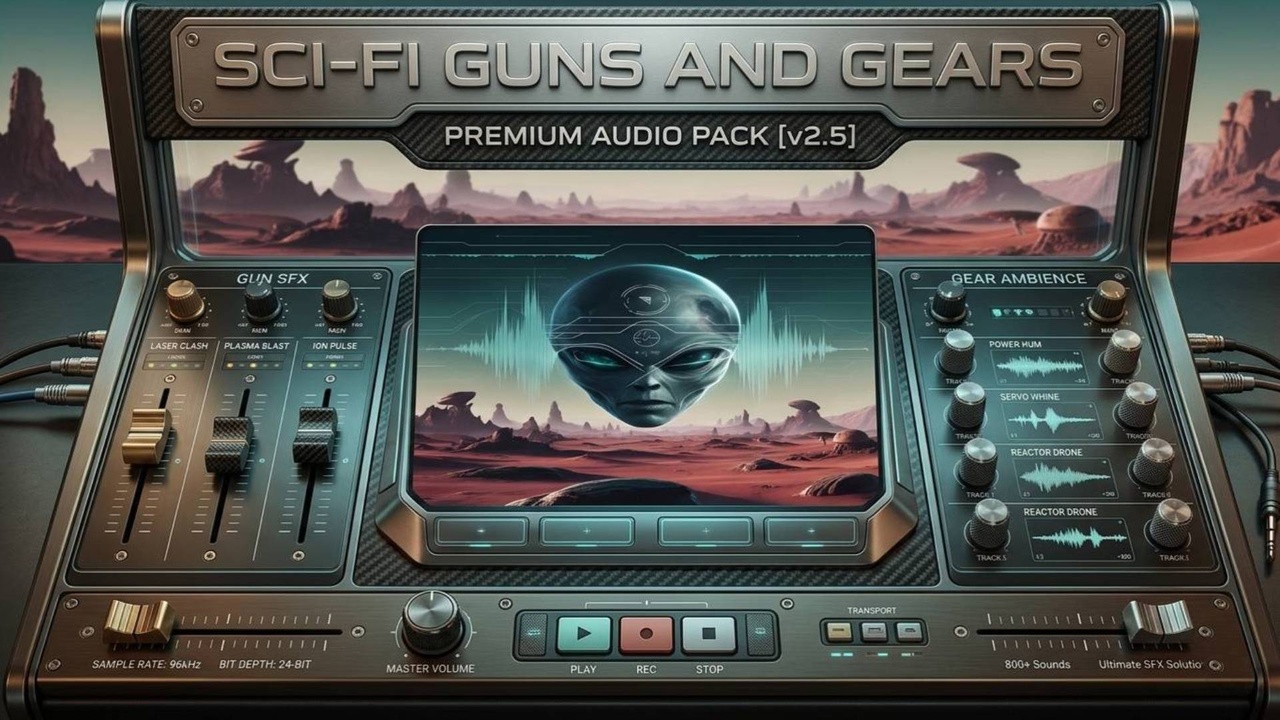 Media 1 for listing SCI-FI GUNS & GEARS SOUND EFFECTS