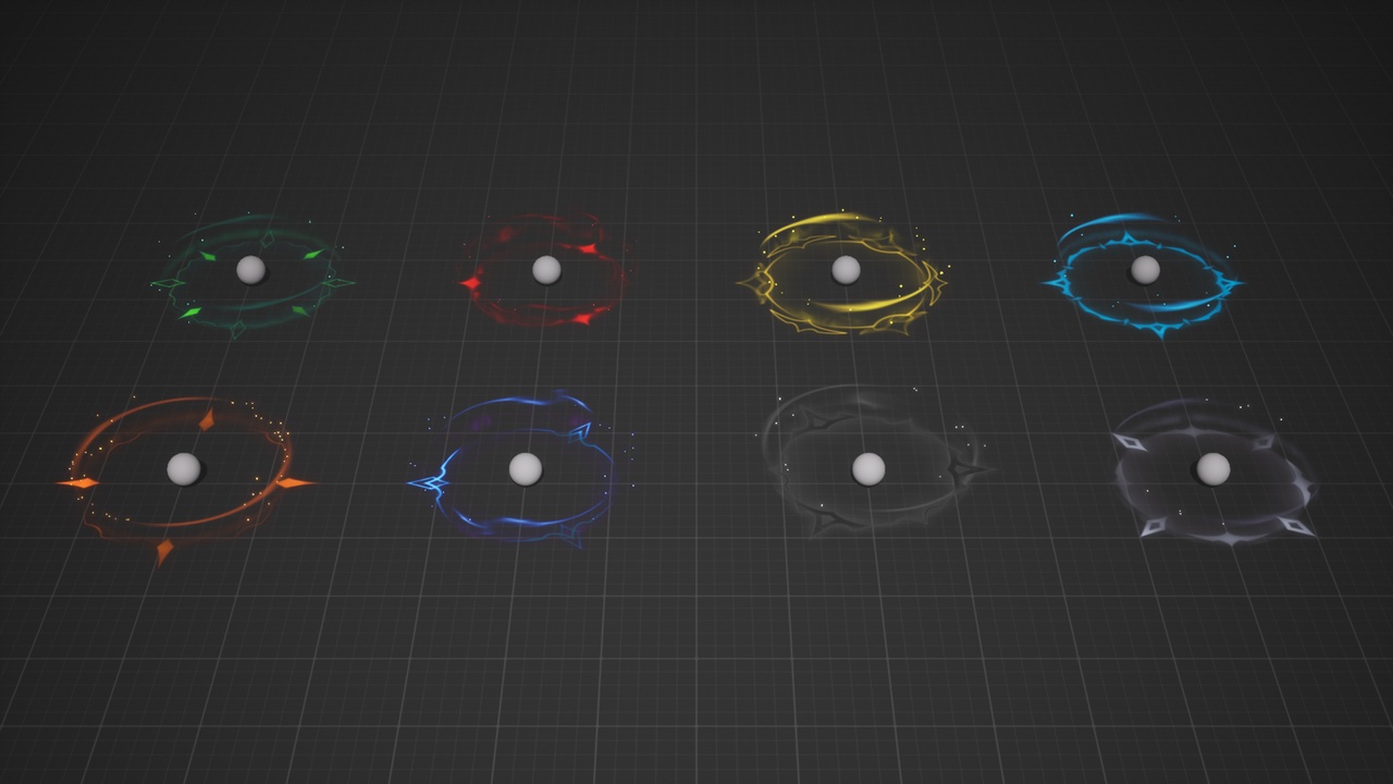 Media 1 for listing Stylized Fantasy Aura VFX Pack