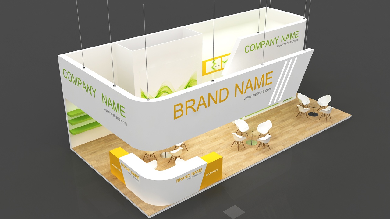 Media 1 for listing 3D Exhibition Booth Model