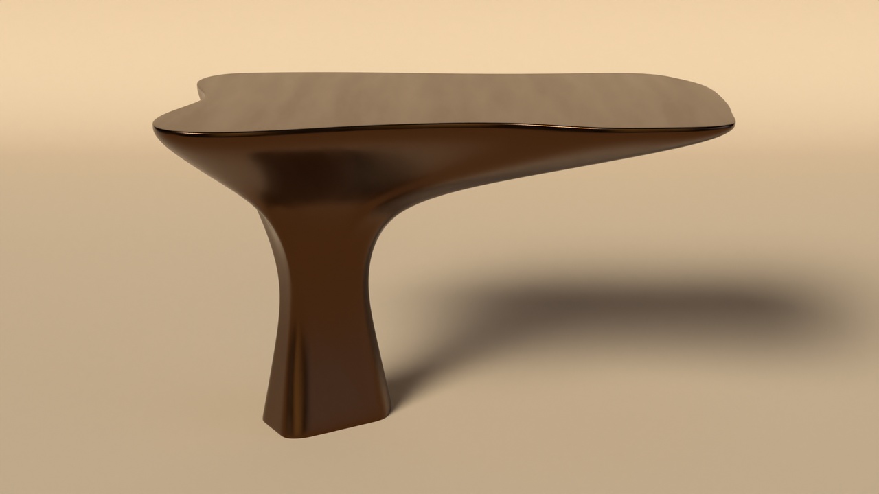 Media 1 for listing Modern Metal Side Table