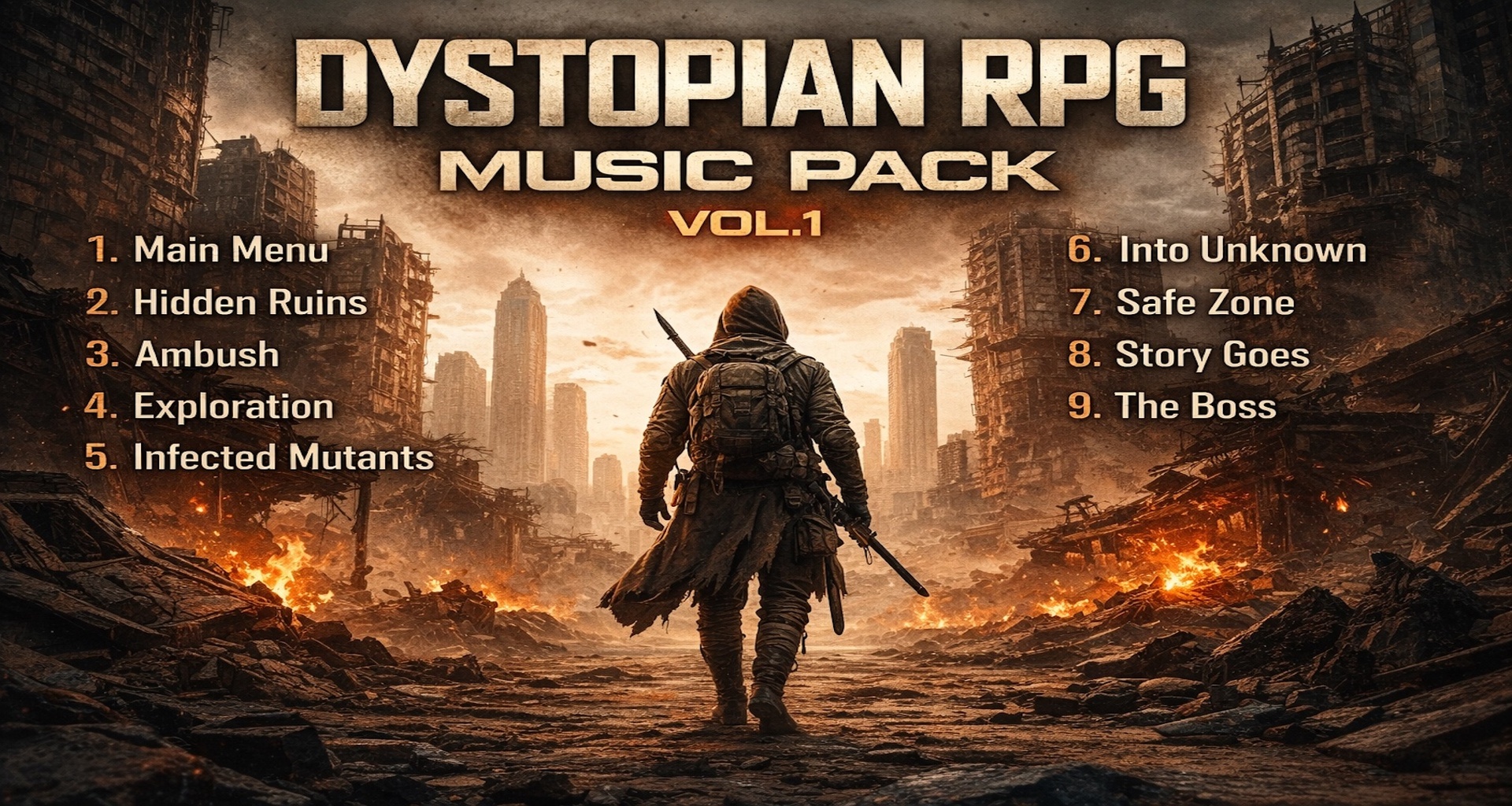 Media 1 for listing Dystopian RPG music vol.1