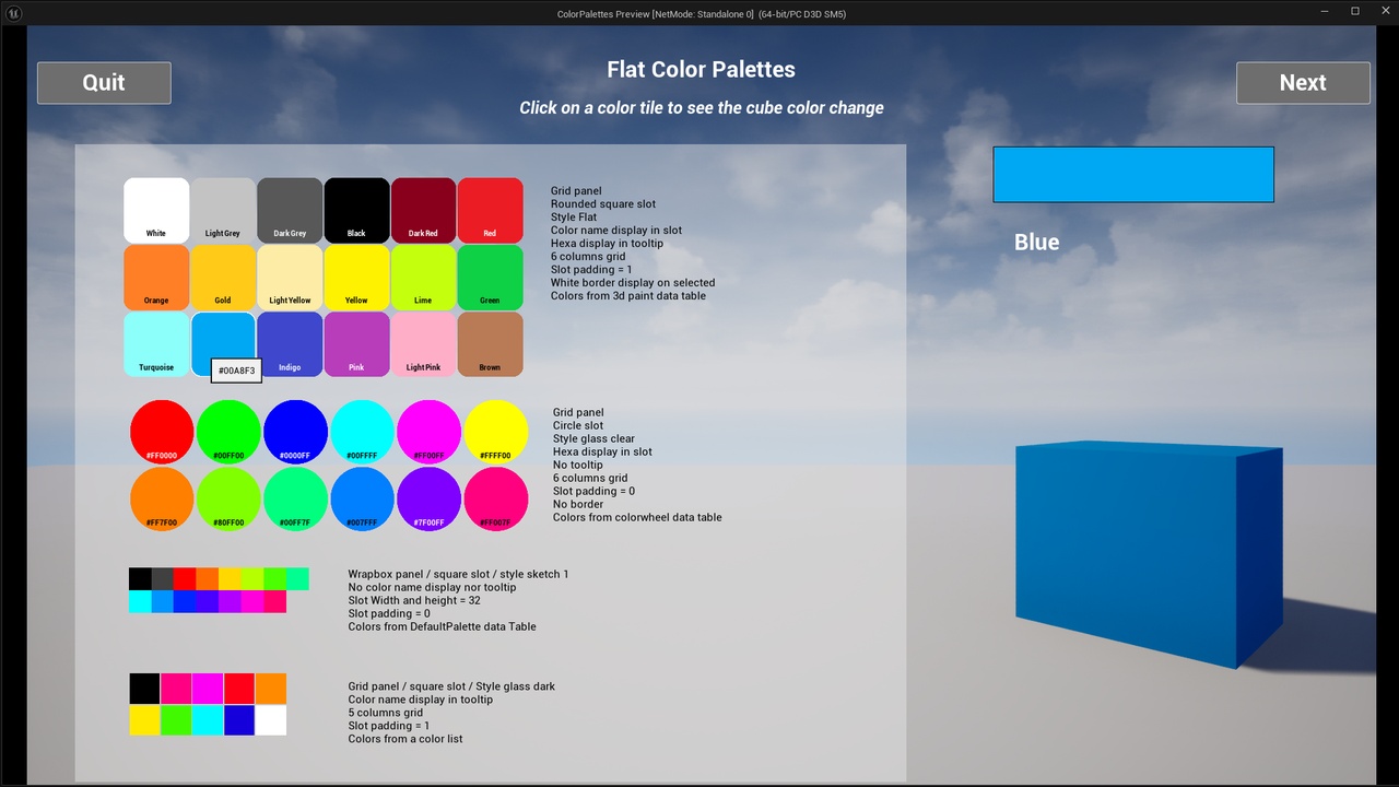 Media 1 for listing UMG Color Swatches