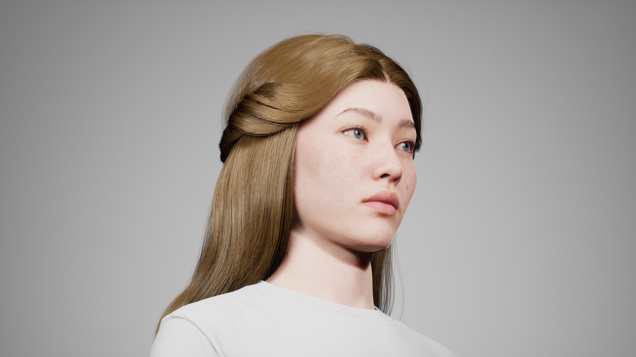 Media 1 for listing MetaHair 51- Groom hair for Metahuman