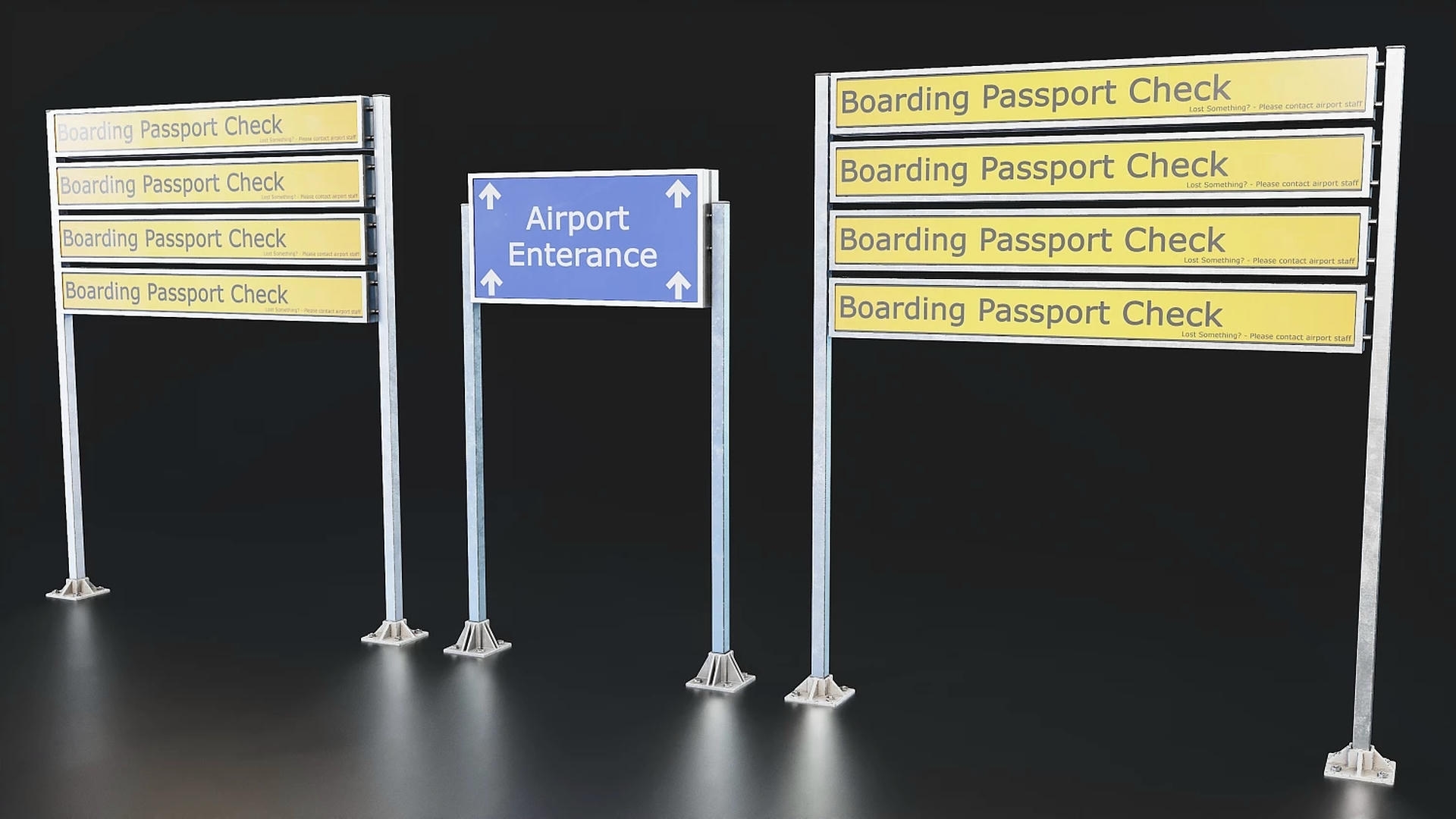 Airport Signage Pack | Fab