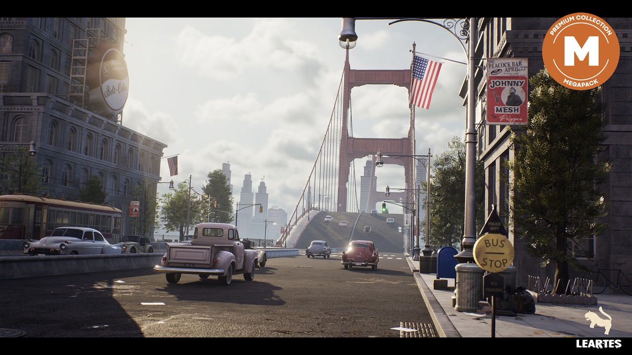 Media 1 for listing 1950s NYC Environment Megapack ( 1950s 50s nycs NYCity Environment Packs Urban )