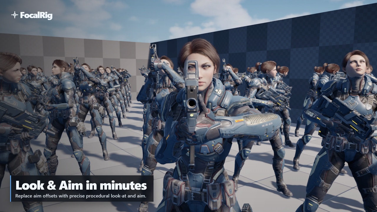Media 1 for listing FocalRig - Procedural Look & Aim
