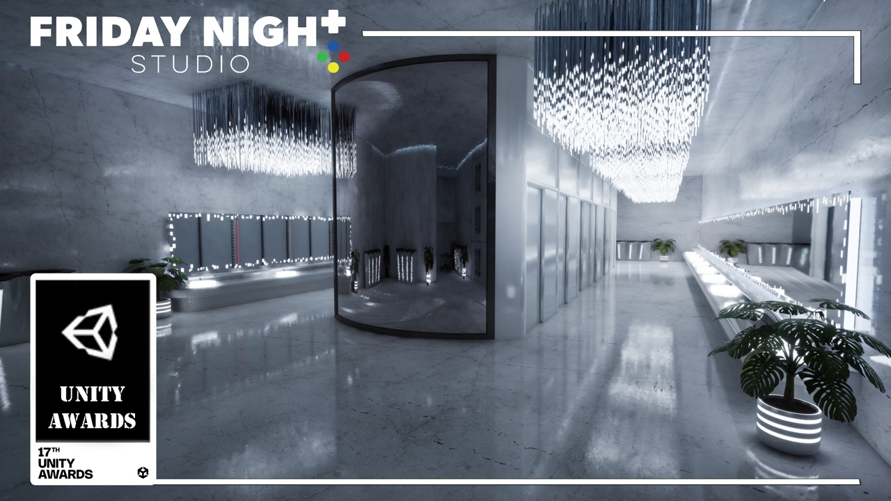 Media 1 for listing Futuristic Restroom – Sci-Fi Interior
