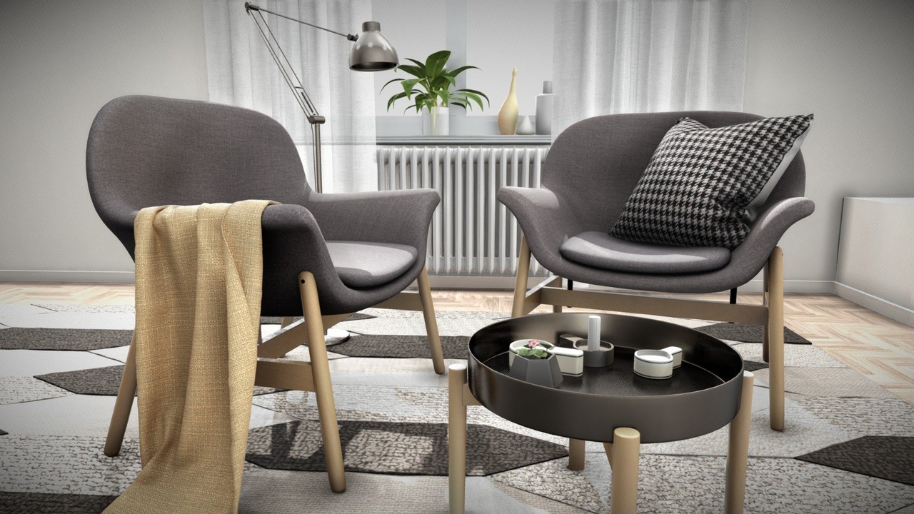 Media 1 for listing Vedbo Armchair Scene