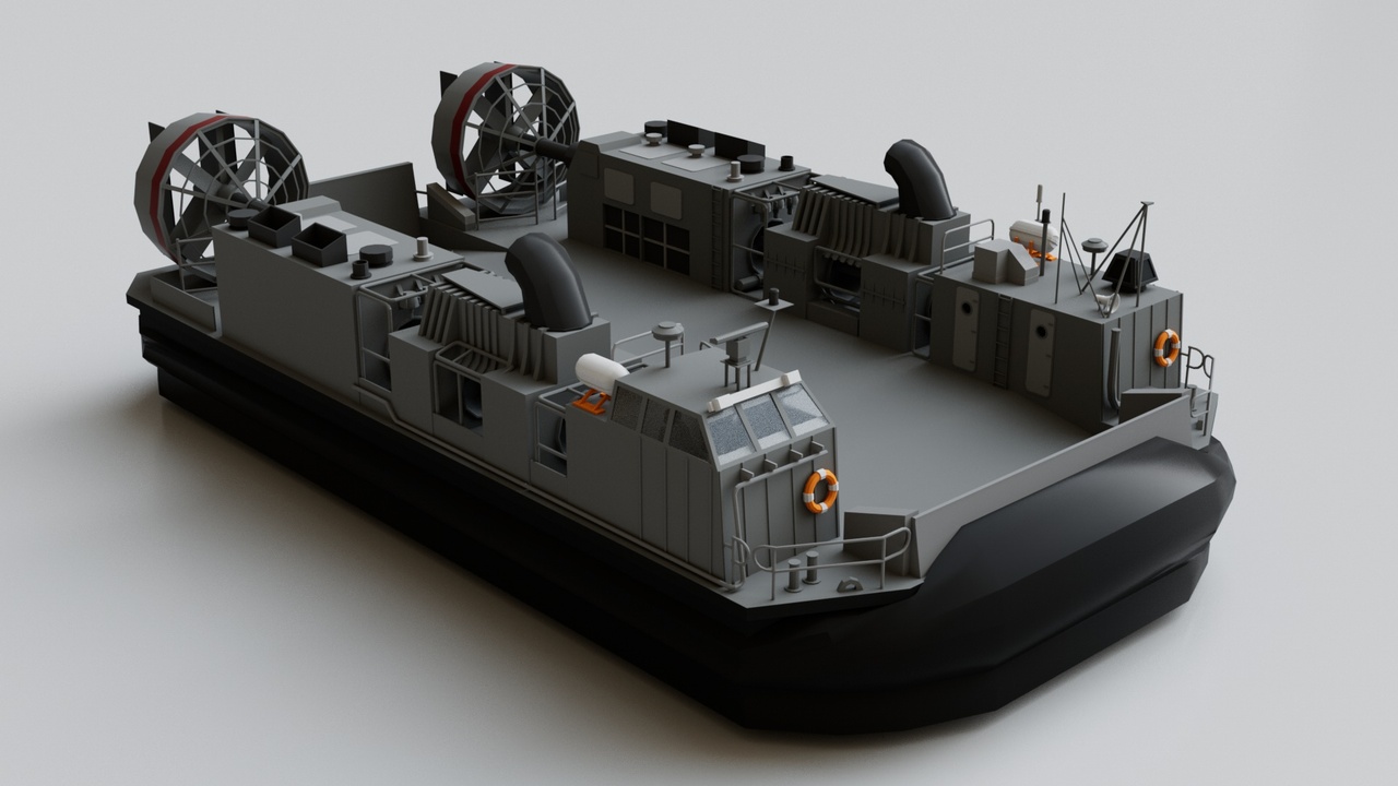 Media 1 for listing Landing Craft Air Cushion Military Vehicle
