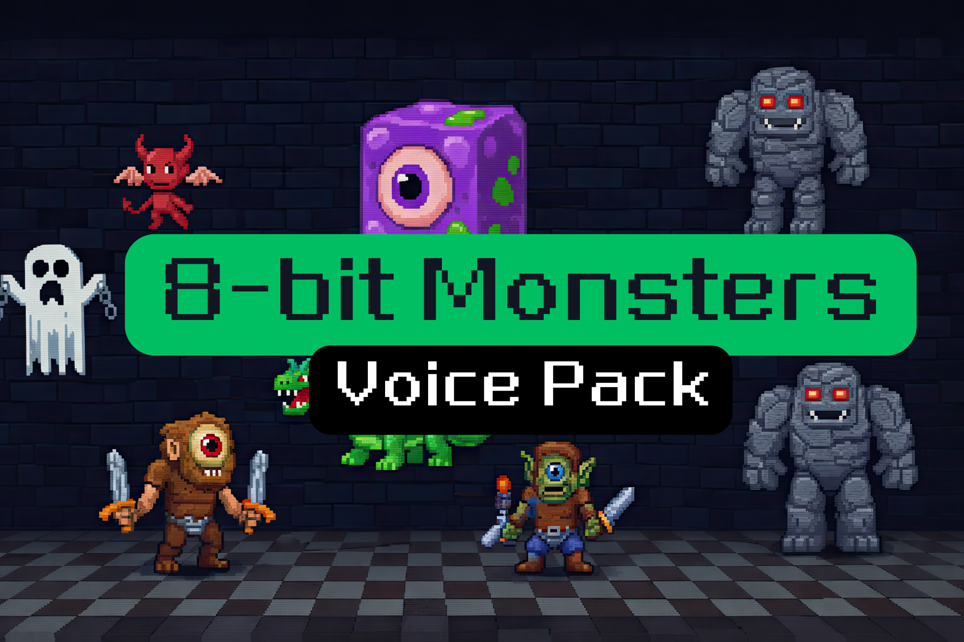 8-bit Monsters [Voice Pack] | Fab