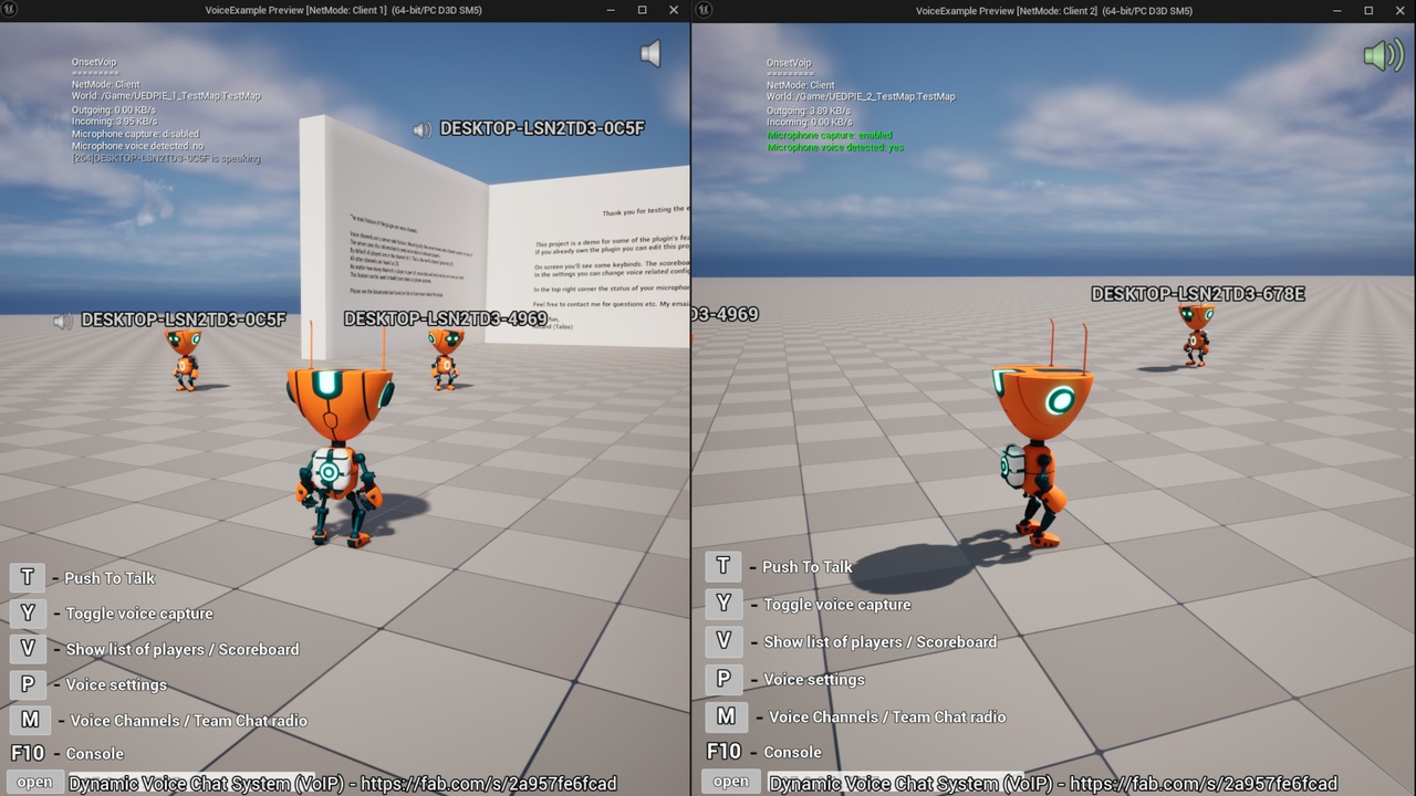 Media 1 for listing Dynamic Voice Chat System (VoIP)
