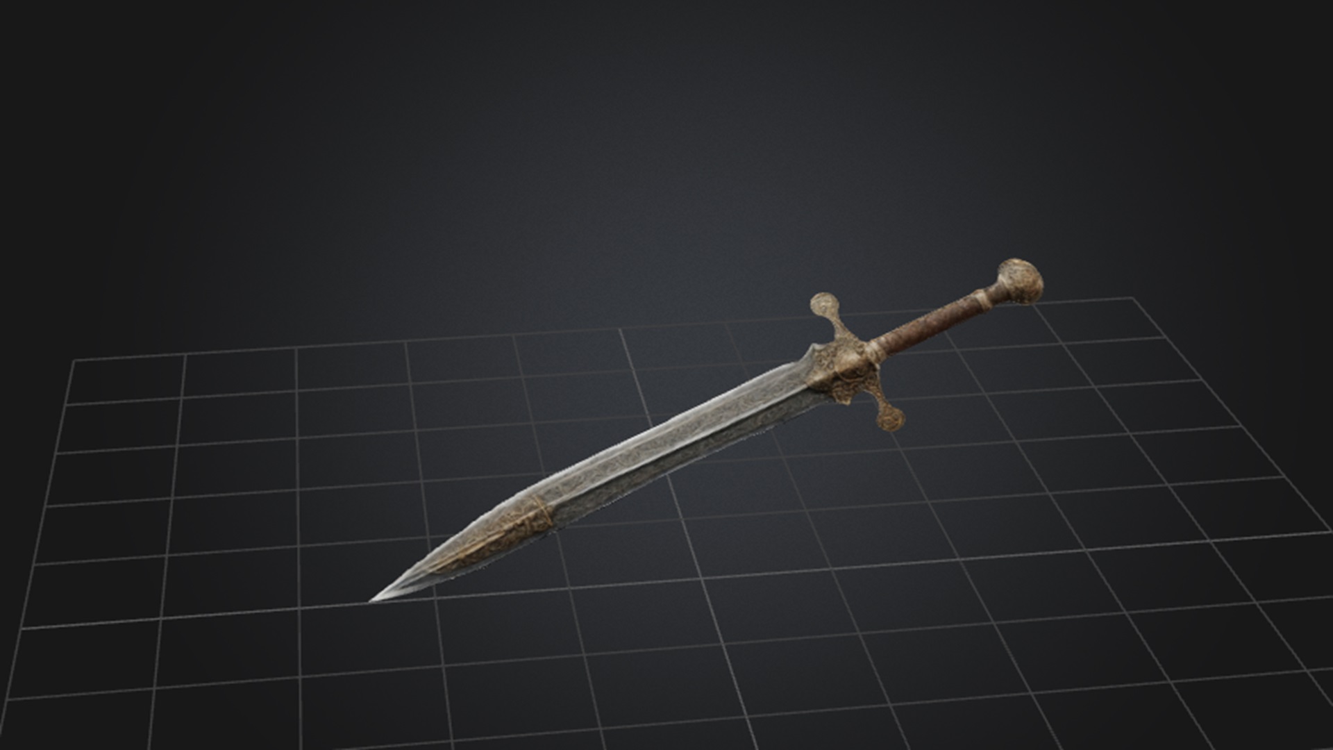 Ornate ancient dagger Sword | Fab