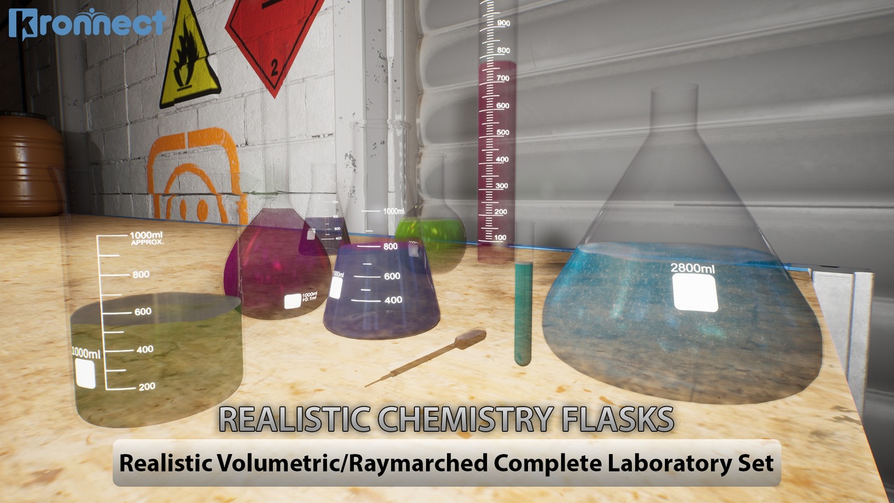 Media 1 for listing Realistic Chemistry Flasks