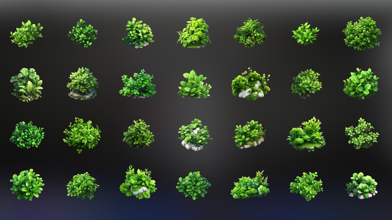 Media 1 for listing Bushes - Icon Pack