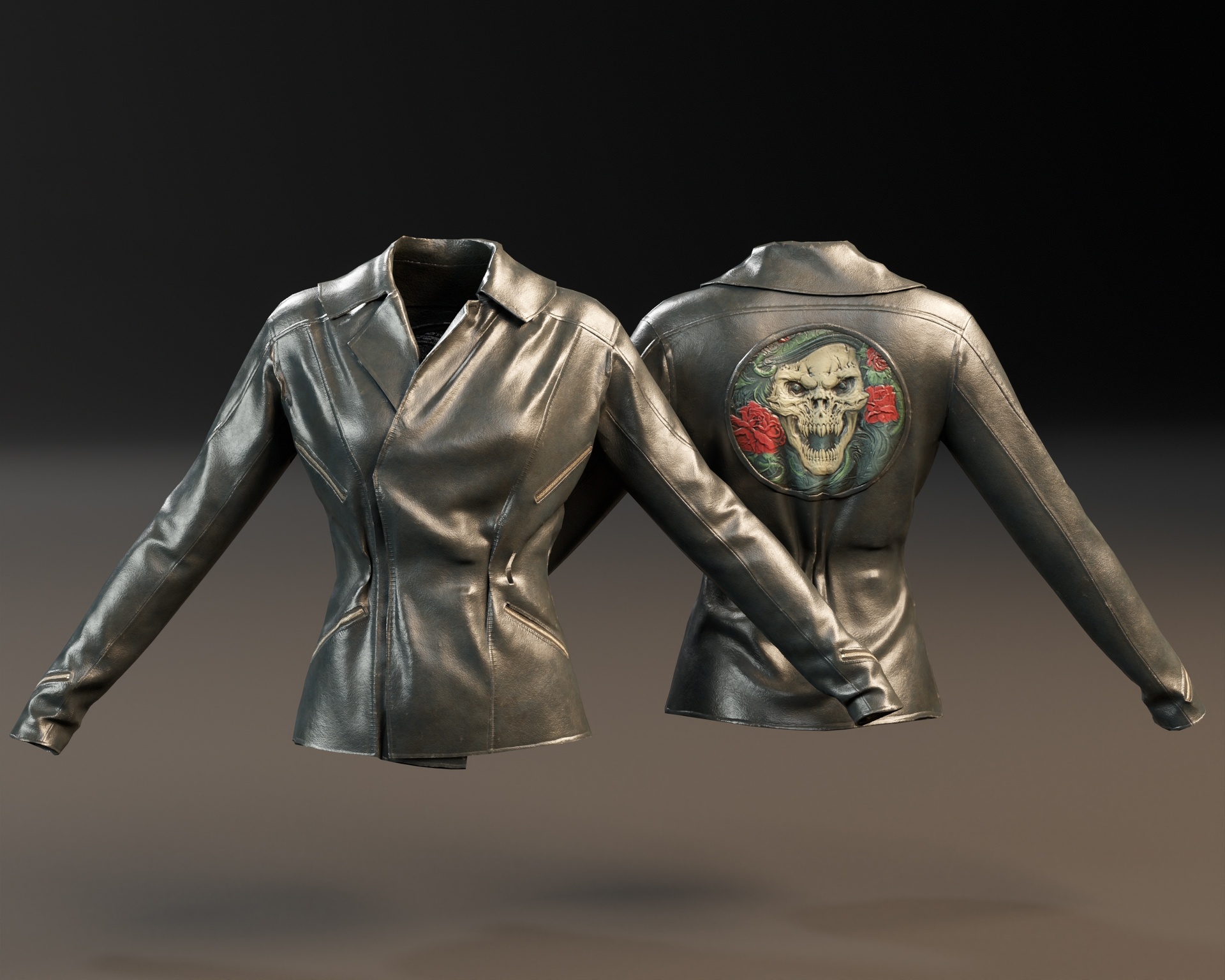 Media 1 for listing Female Leather Jacket