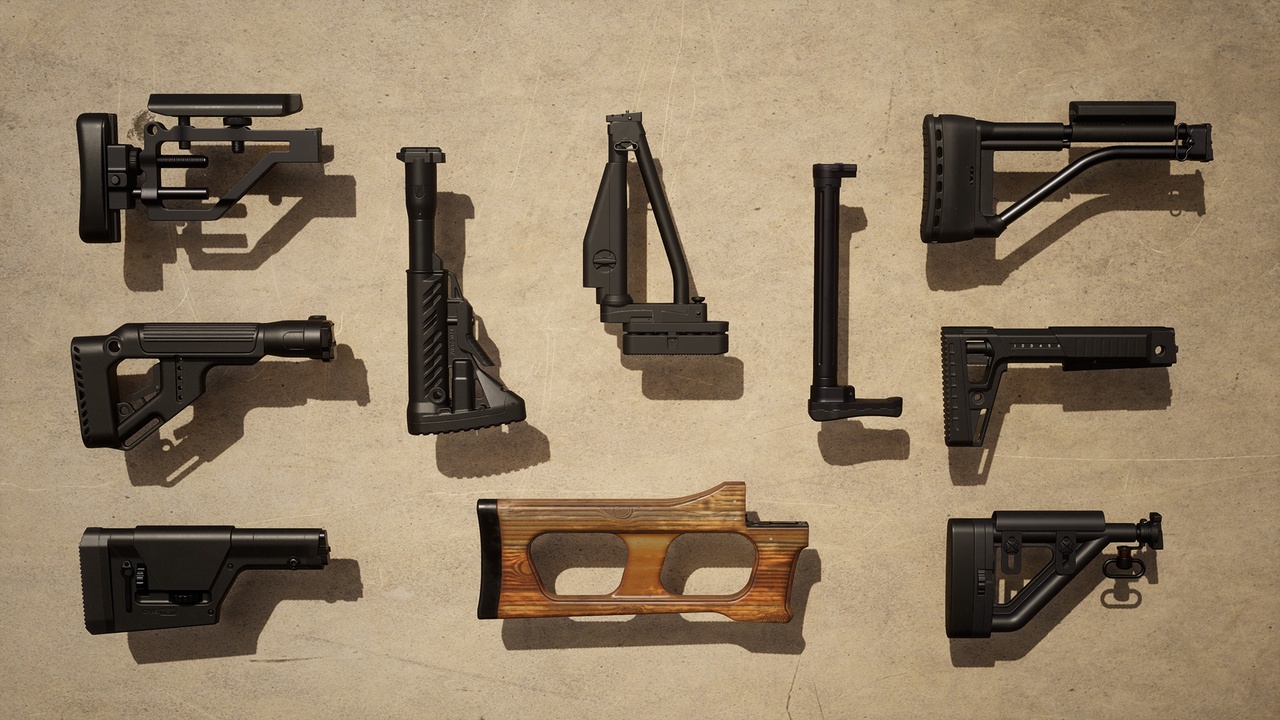 Media 1 for listing Assault Rifle Stocks Pack