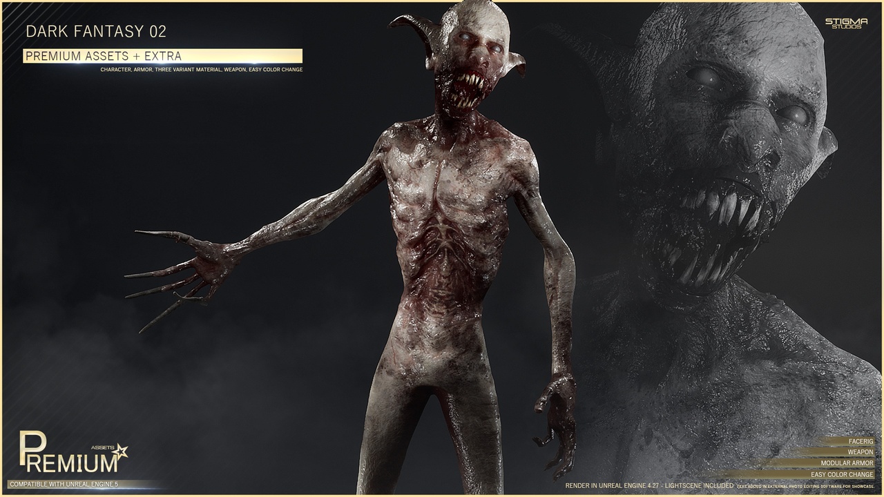 Media 1 for listing Dark Fantasy 02 - Premium Assets + Extra | STIGMA STUDIOS