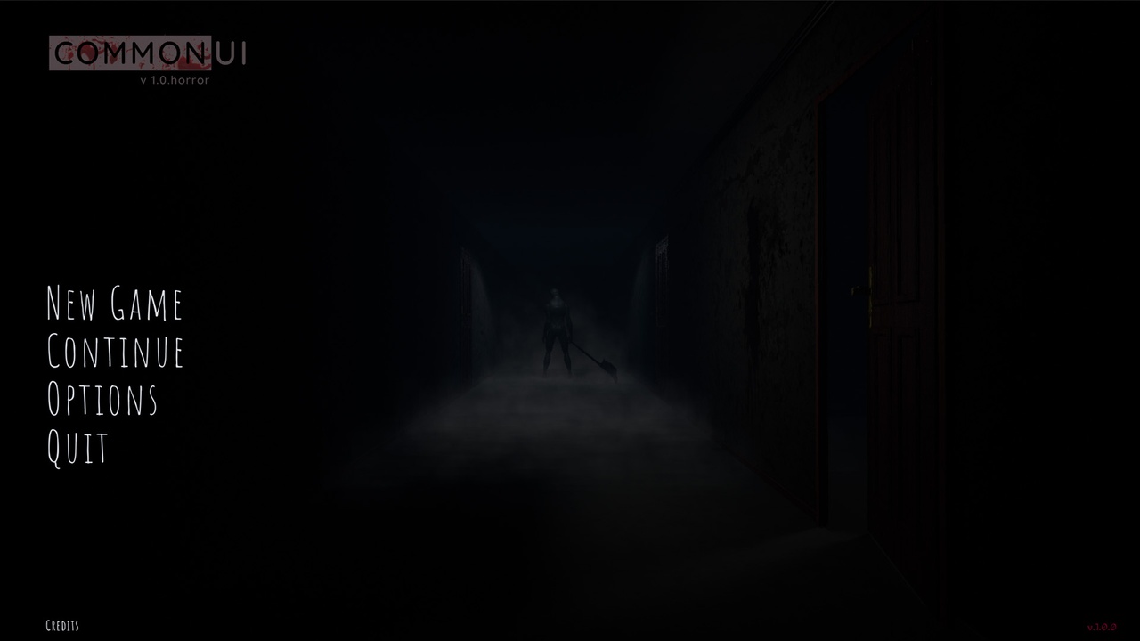 Multimedia 1 dla listy Game Main Menu - 3D UI -  Gamepad - Common UI - Horror Theme