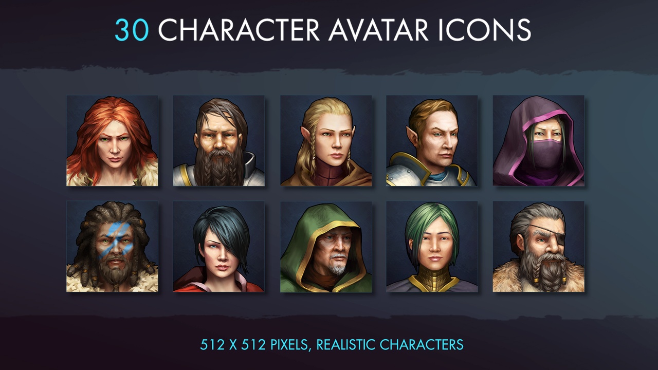Media 1 for listing Character Avatar Icons - Fantasy