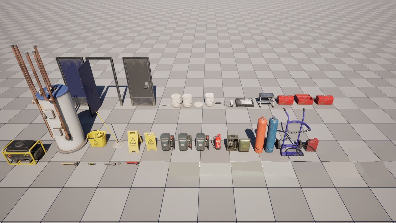 Media 1 for listing Industrial Props Bundle