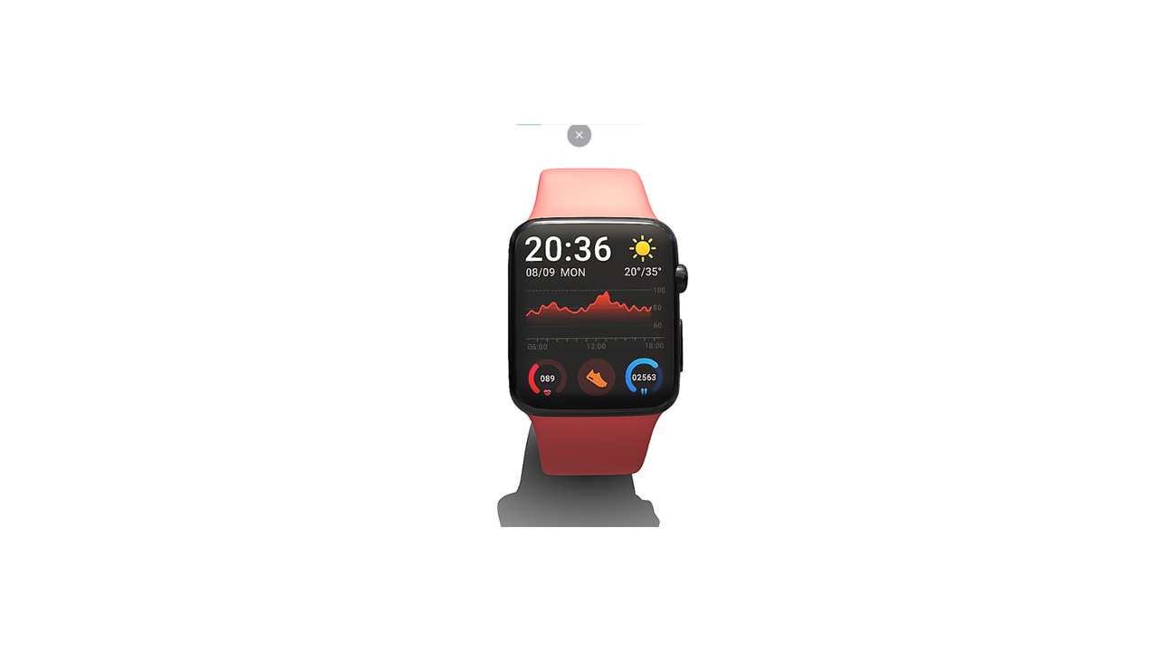 Media 1 for listing Smartwatch Game-Ready Wireframe