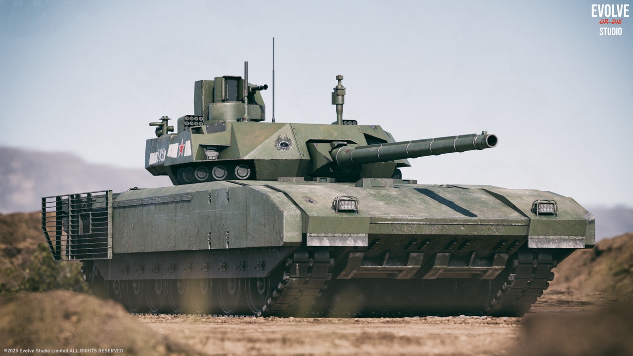 Media 1 for listing Tank Drivable T14 Battle Tank