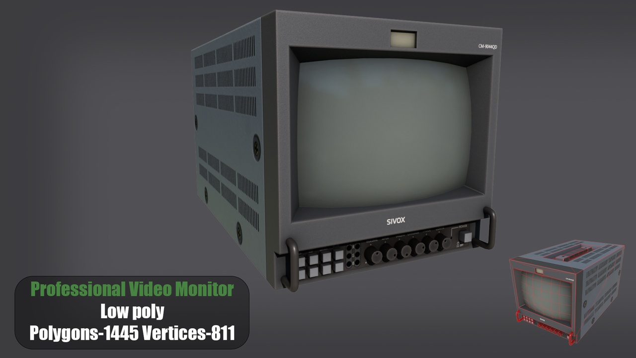 Media 1 for listing Retro Professional Video Monitor