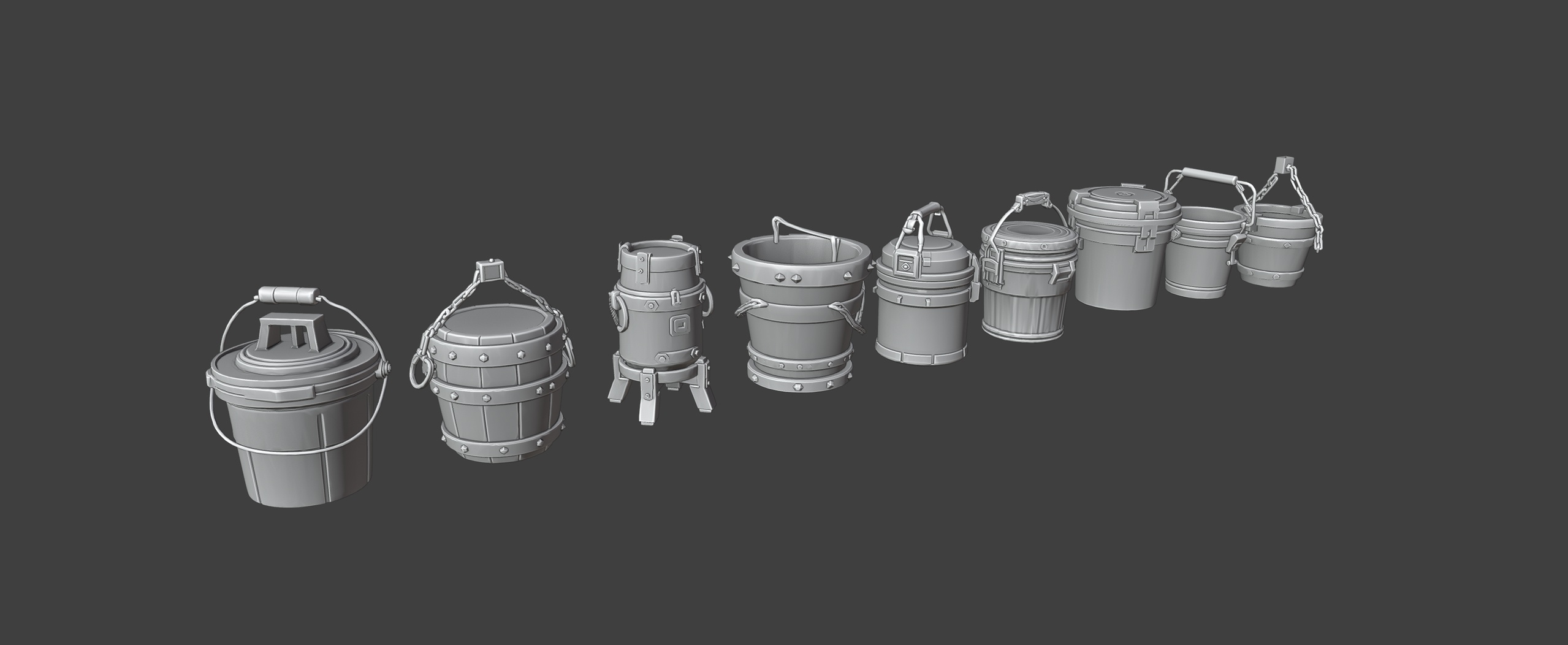 Media 1 for listing Stylized Buckets🪣