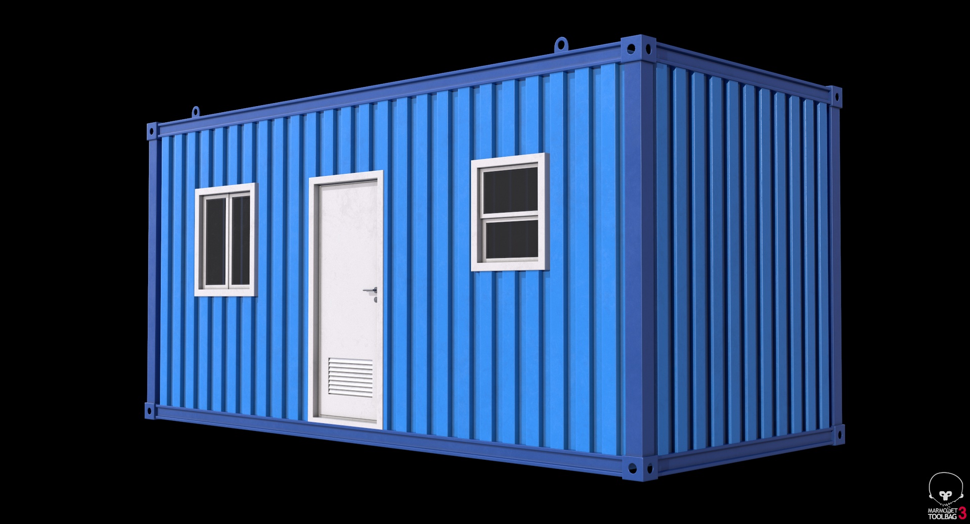Media 1 for listing Blue Construction Site Cabin PBR