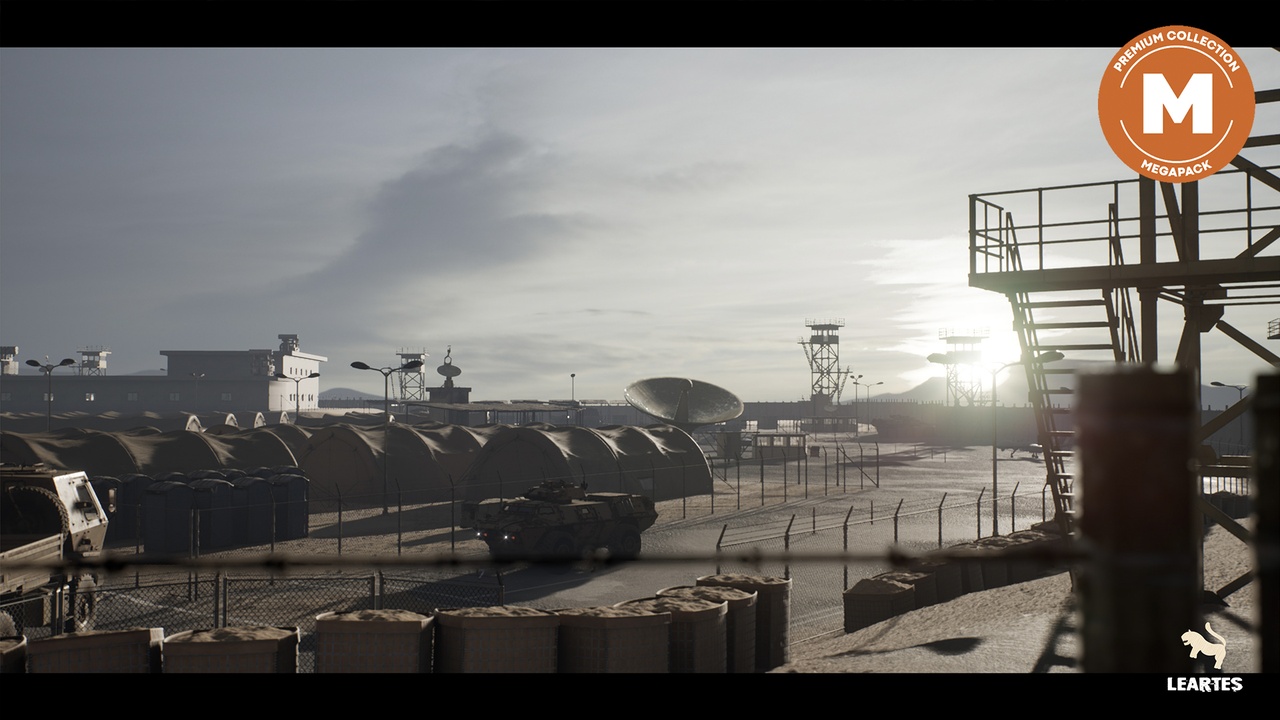 Media 1 for listing Military Base Megapack ( Military Base Base Megapack Military War 3d Army War )