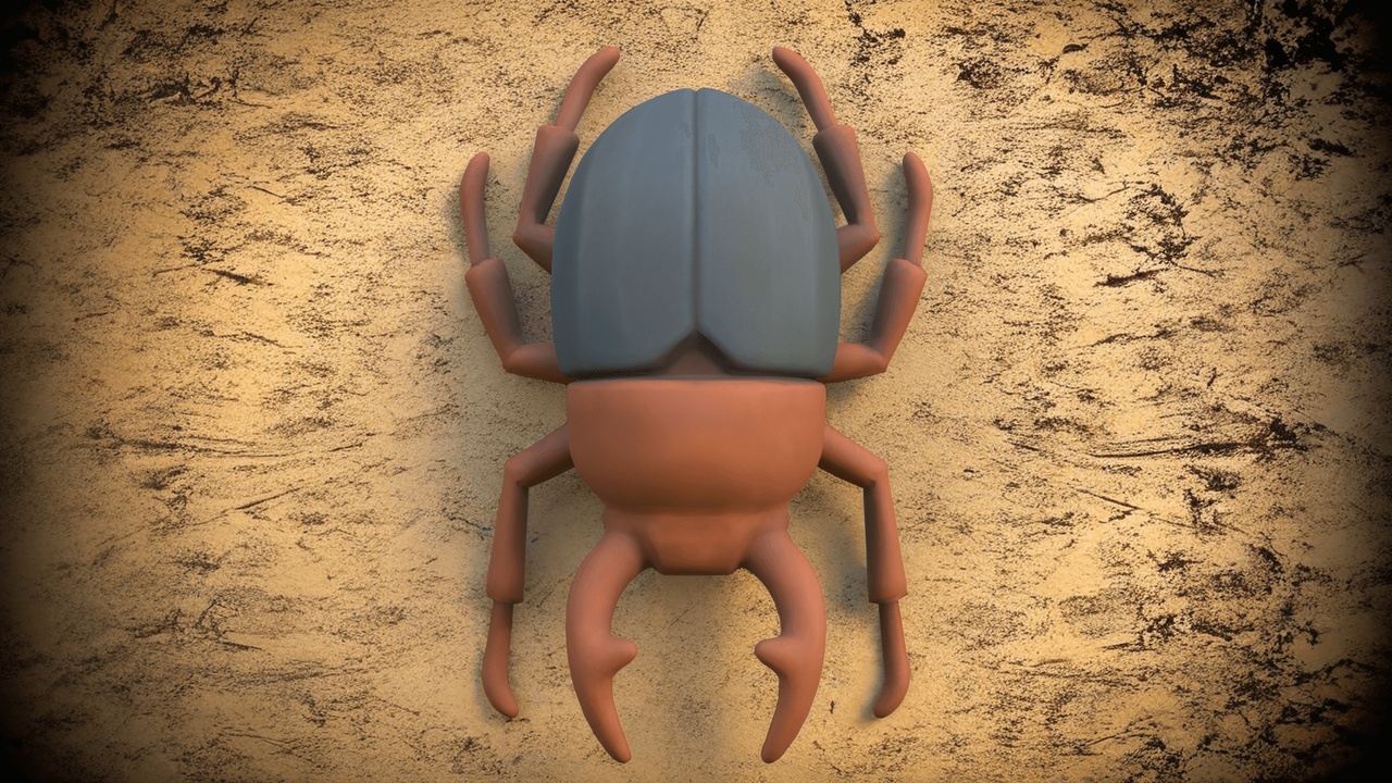 Media 1 for listing Stylized Stag beetle