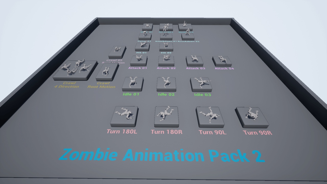 Media 1 for listing Zombie Animation Pack 2