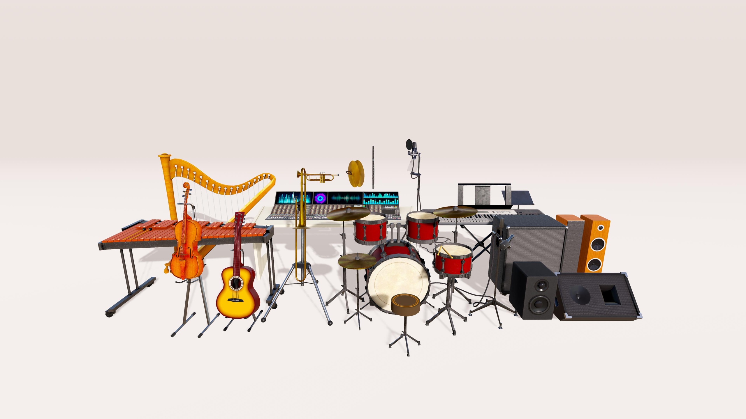 Media 1 for listing Musical Instruments Pack HQ