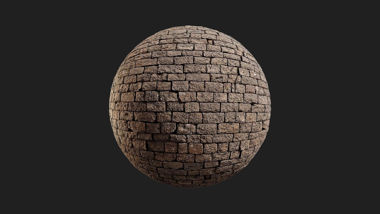 Média 1 pour l'article Industrial Brick Ruin Wall Brick Rough 03
