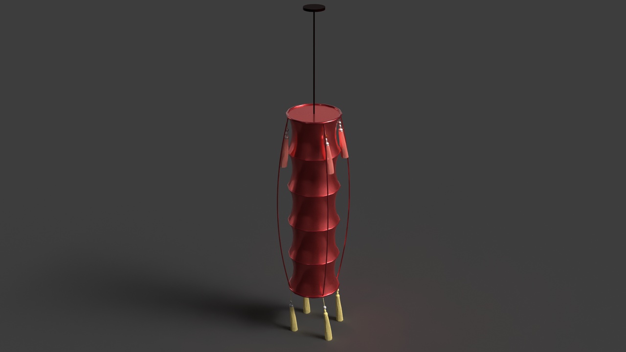 Media 1 for listing Chinese Bamboo Lantern 3D Model