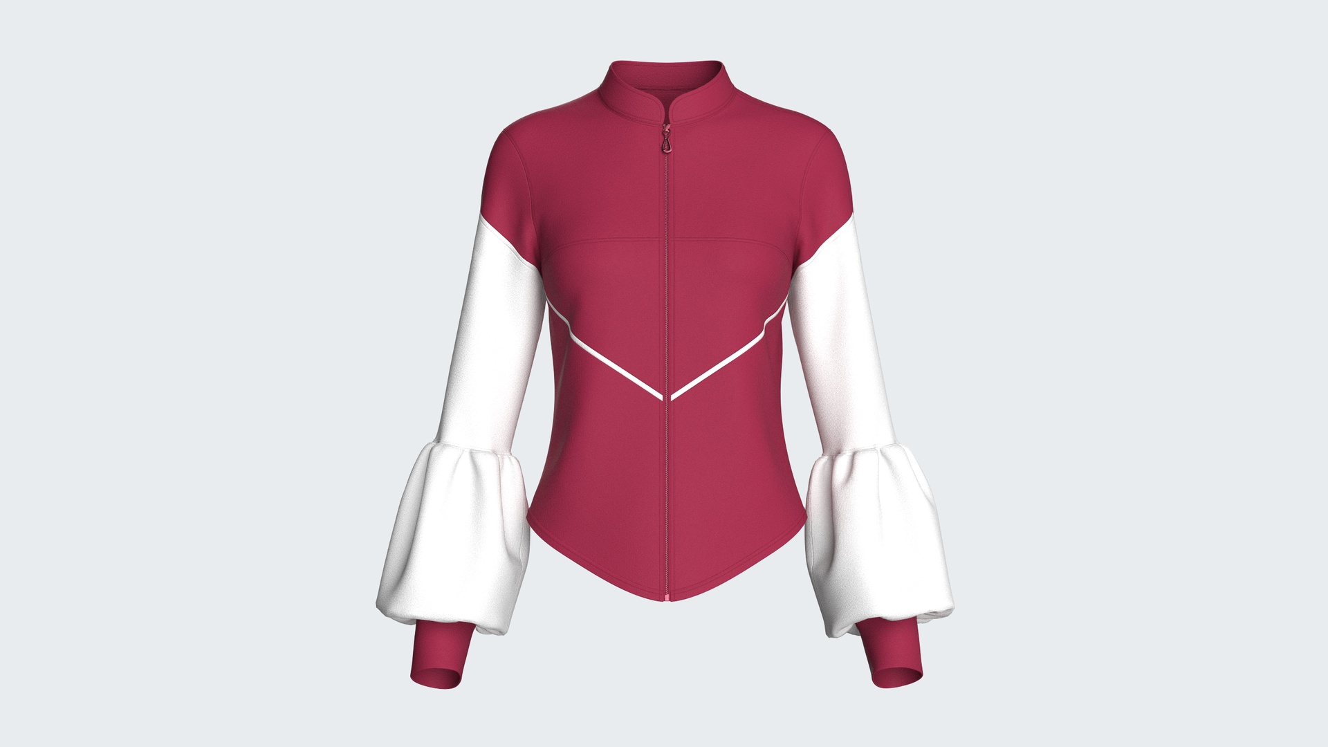 Media 1 for listing Girls Lantern Sleeve Zip - Up Jacket | High Poly