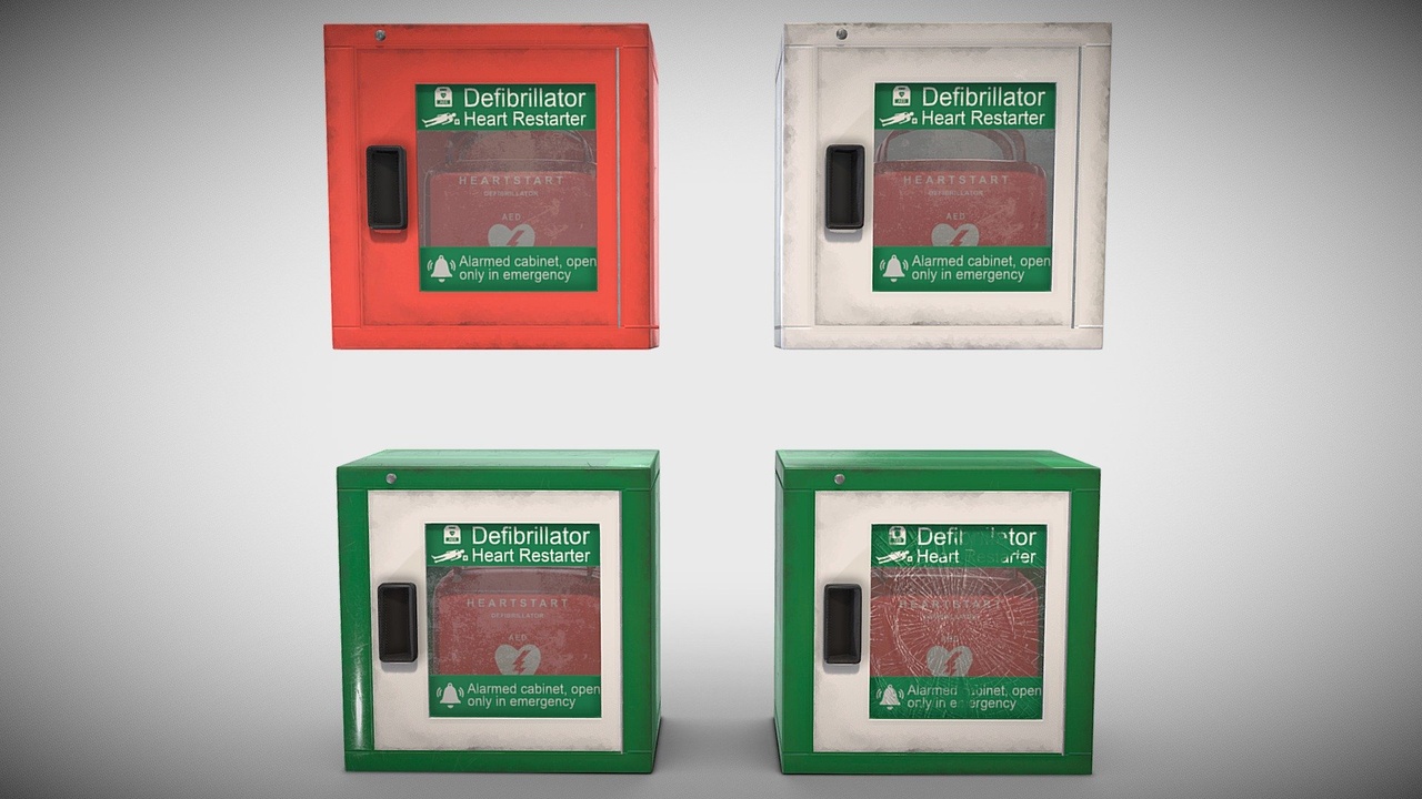 Media 1 for listing Defibrillator cabinet