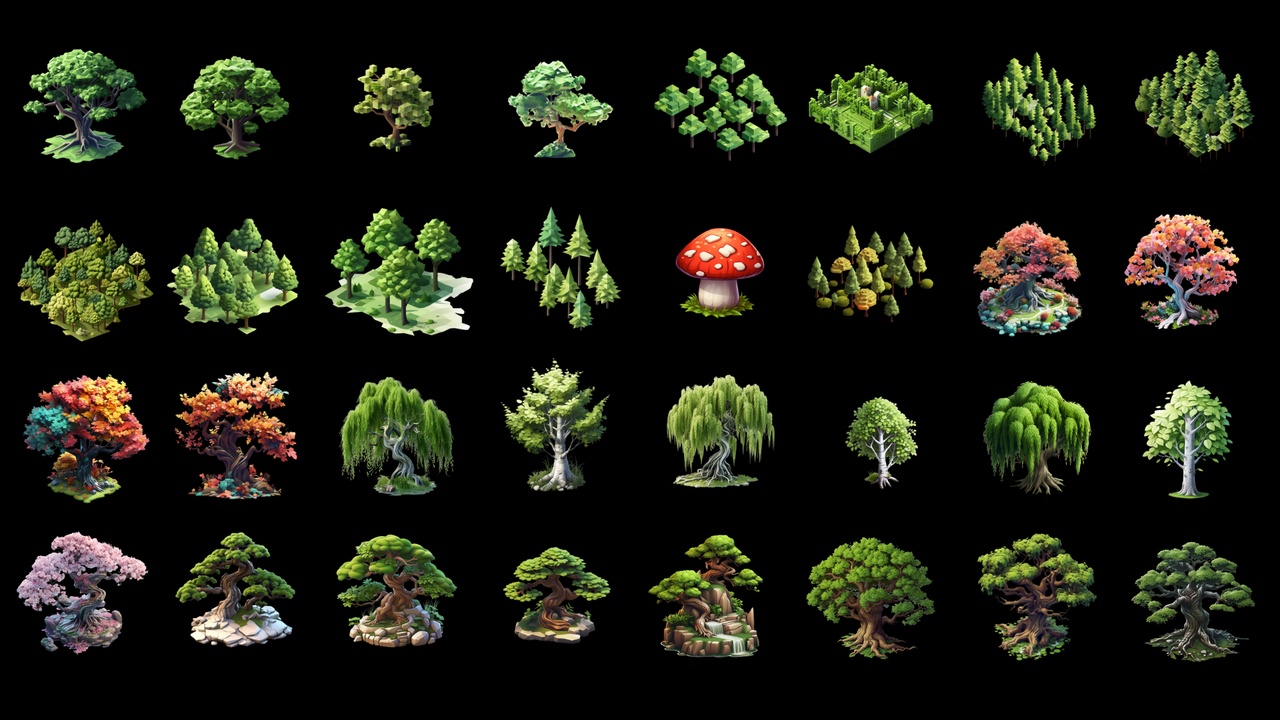 Media 1 for listing Trees - Icon Pack