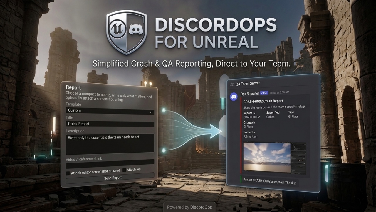 Multimedia 1 para anuncio Discord Bug Reporter Workflows / DiscordOps
