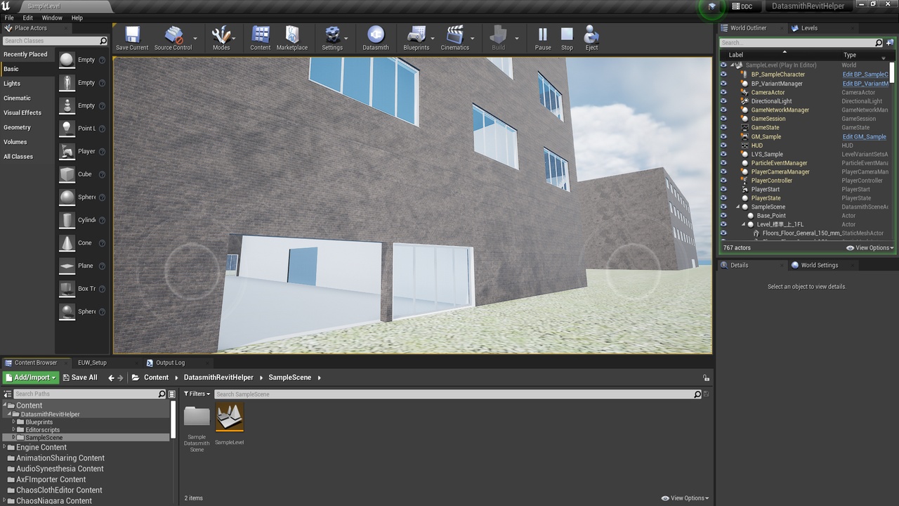 Media 1 for listing Datasmith Revit Helper